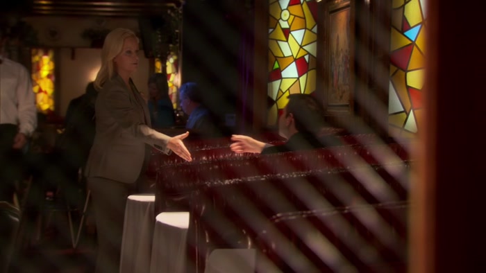 COUNCILMAN DEXHART? I'M LESLIE KNOPE. 