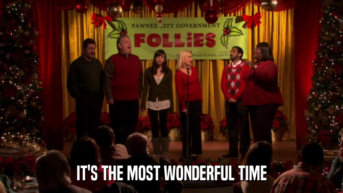 IT'S THE MOST WONDERFUL TIME  
