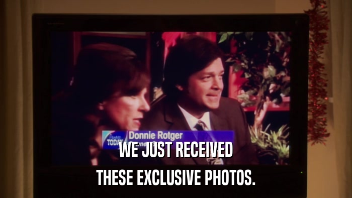 WE JUST RECEIVED THESE EXCLUSIVE PHOTOS. 