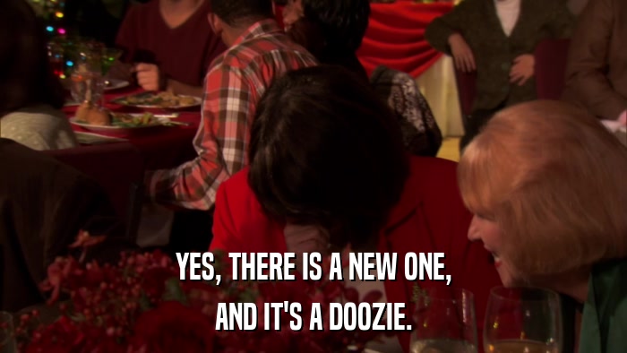 YES, THERE IS A NEW ONE, AND IT'S A DOOZIE. 