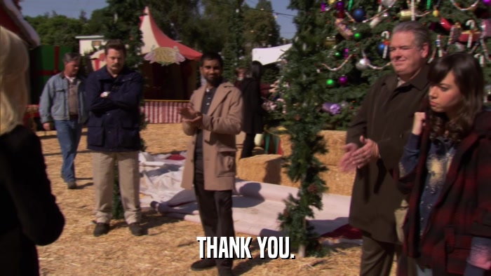 THANK YOU.  