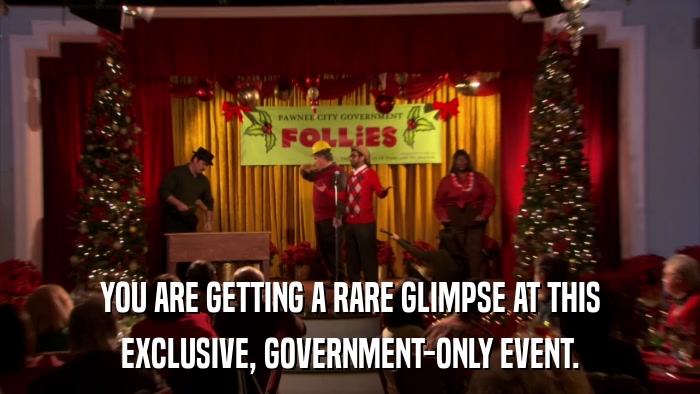 YOU ARE GETTING A RARE GLIMPSE AT THIS EXCLUSIVE, GOVERNMENT-ONLY EVENT. 