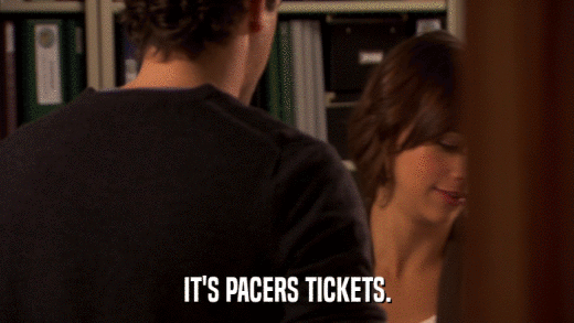 IT'S PACERS TICKETS.  