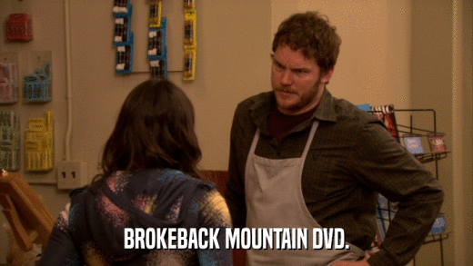 BROKEBACK MOUNTAIN DVD.  