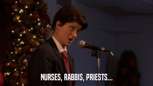 NURSES, RABBIS, PRIESTS...  
