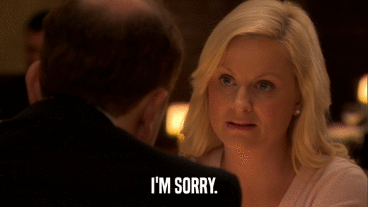 I'M SORRY.  