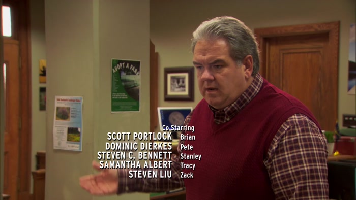 I WANT TO TALK TO RON ABOUT THE SIZE OF MY DESK. 