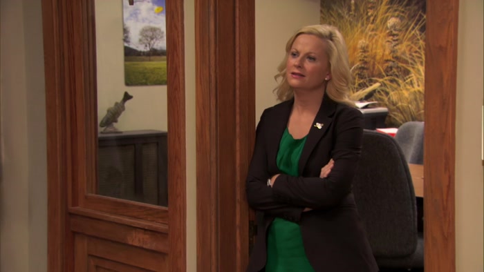 BUT ANN'S BEING A LITTLE WEIRD ABOUT IT. 