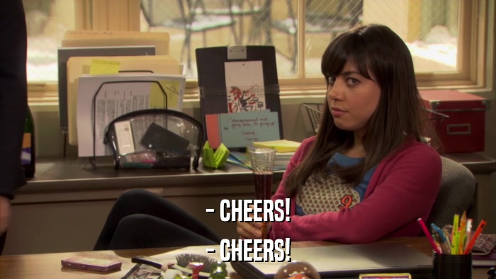 - CHEERS! - CHEERS! 