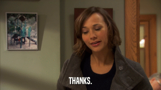 THANKS.  