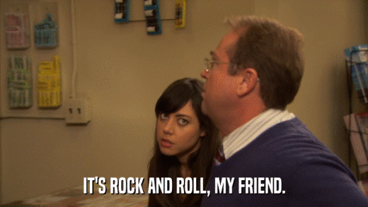 IT'S ROCK AND ROLL, MY FRIEND.  