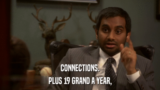 CONNECTIONS. PLUS 19 GRAND A YEAR, 