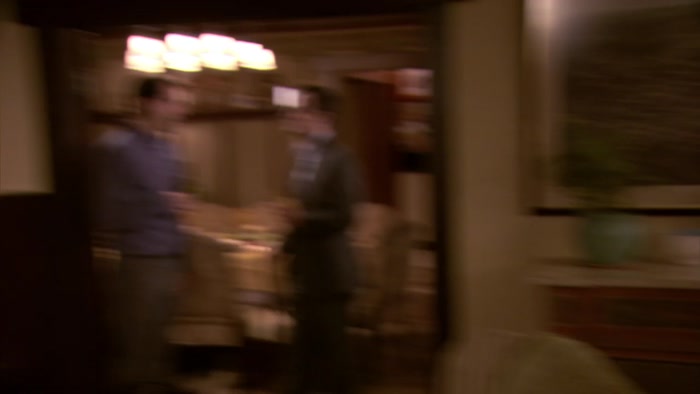 JUSTIN IS OVER THERE TALKING TO MARK. HAPPILY. 