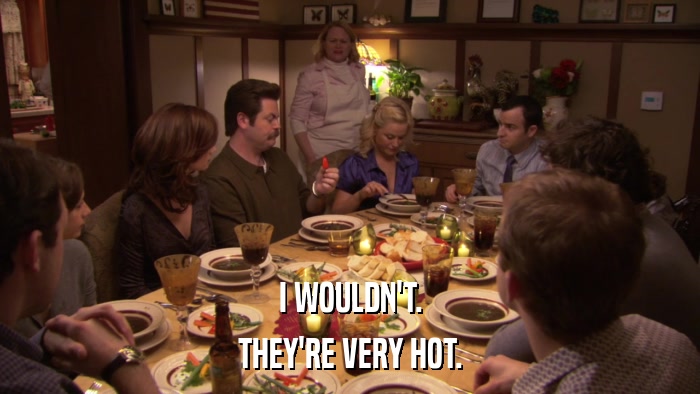 I WOULDN'T. THEY'RE VERY HOT. 