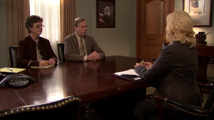 I PROMISE YOU, MISS KNOPE, THIS DISCIPLINARY COMMITTEE WILL GO OVER 