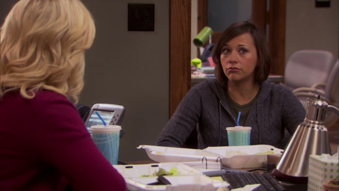 AND COOK HIM SOME CHICKEN AND TELL HIM IT'S PAWNEE COCKATOO. 