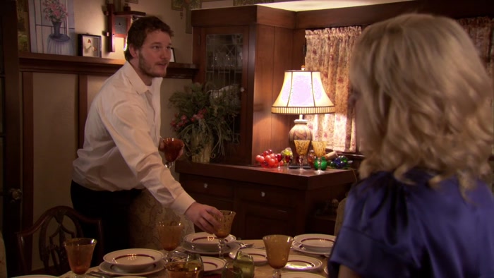 THEY ARE JUST GUESTS AT A REALLY AWESOME DINNER PARTY. 