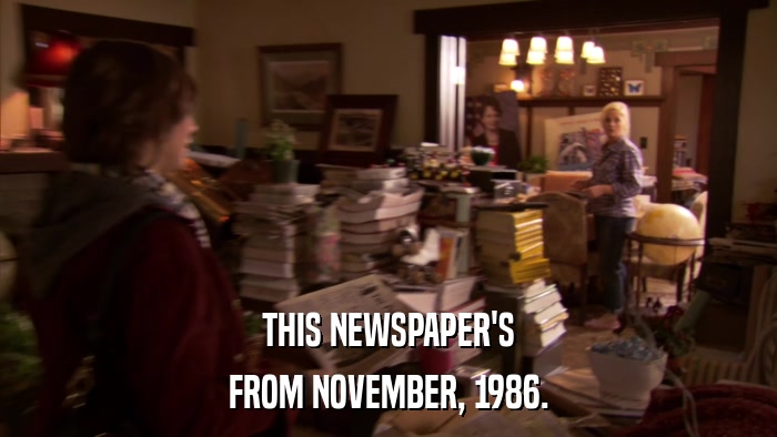 THIS NEWSPAPER'S FROM NOVEMBER, 1986. 