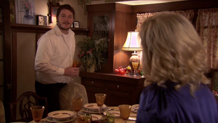 THEY ARE JUST GUESTS AT A REALLY AWESOME DINNER PARTY. 