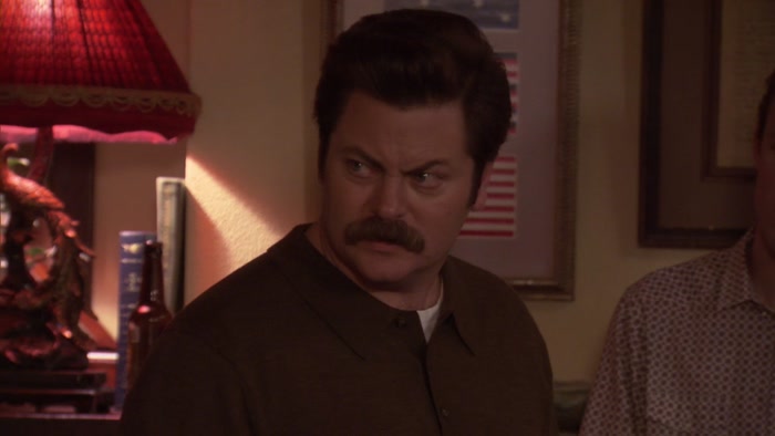 YOU'RE DOING WHAT, LESLIE?  