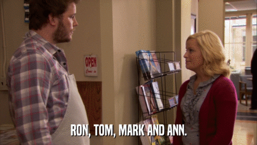 RON, TOM, MARK AND ANN.  