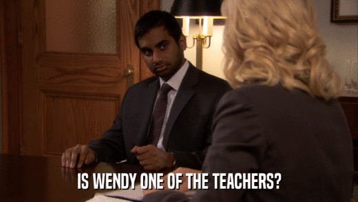 IS WENDY ONE OF THE TEACHERS?  