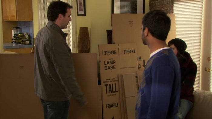 YOU HAVEN'T EVEN FOLDED UP THE BOXES YET. 