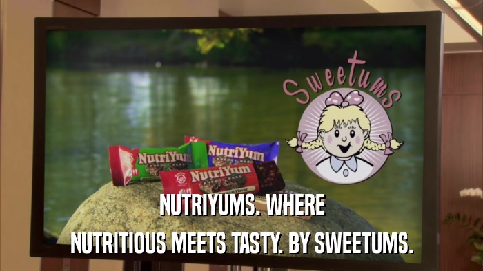 NUTRIYUMS. WHERE NUTRITIOUS MEETS TASTY. BY SWEETUMS. 