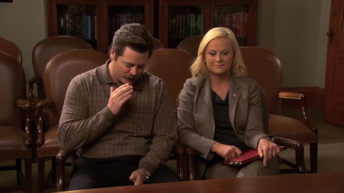 LESLIE, WHY MUST YOU STICK YOUR NOSE INTO EVERYONE ELSE'S BUSINESS? 