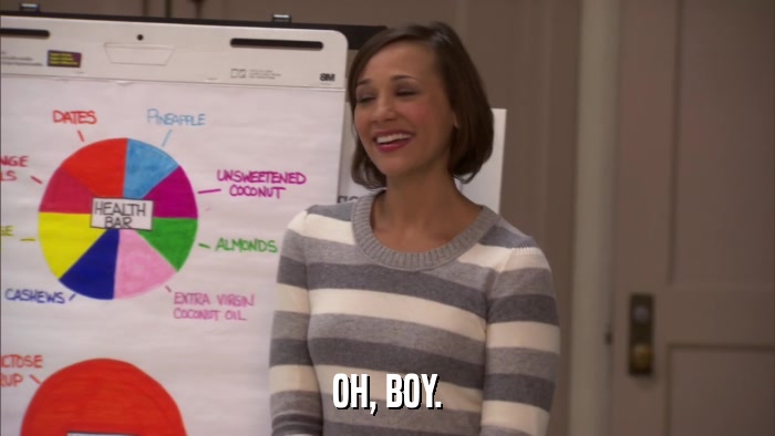 OH, BOY.  
