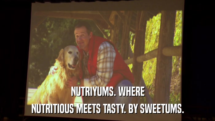 NUTRIYUMS. WHERE NUTRITIOUS MEETS TASTY. BY SWEETUMS. 