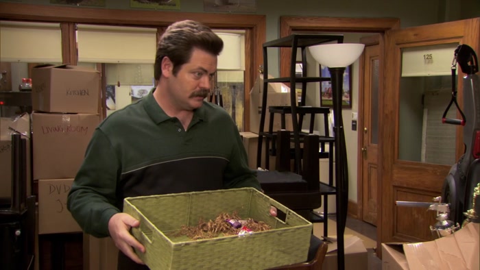 AND I DON'T WANNA SEE YOU DIGGING AROUND IN THERE LATER. 