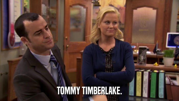 TOMMY TIMBERLAKE.  