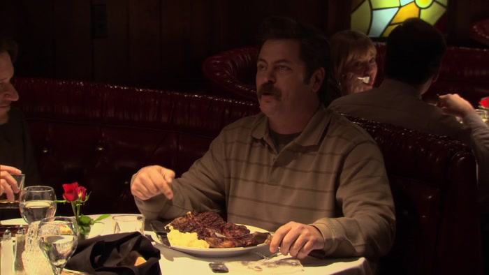 IT'S A 16-OUNCE T-BONE AND A 24-OUNCE PORTERHOUSE. 