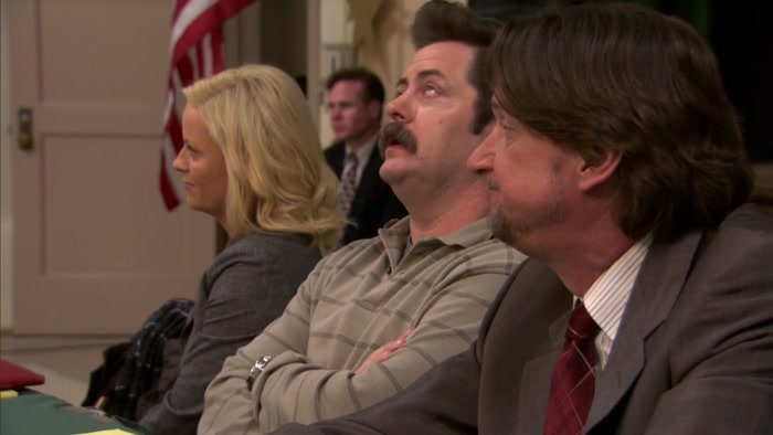 LESLIE NEEDS TO BUTT OUT.  