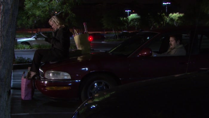 GET OFF MY CAR, WOMAN!  