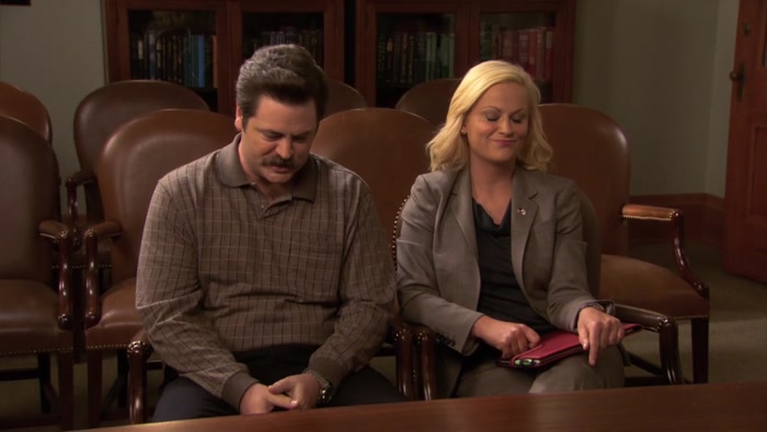 LESLIE, WHY MUST YOU STICK YOUR NOSE INTO EVERYONE ELSE'S BUSINESS? 