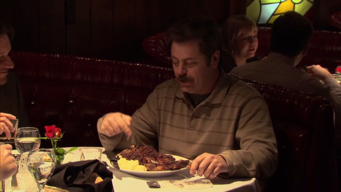 IT'S A 16-OUNCE T-BONE AND A 24-OUNCE PORTERHOUSE. 