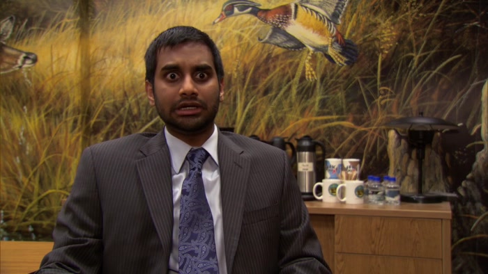 HE WEARS THE SAME SOUP-STAINED KHAKIS EVERY DAY. 