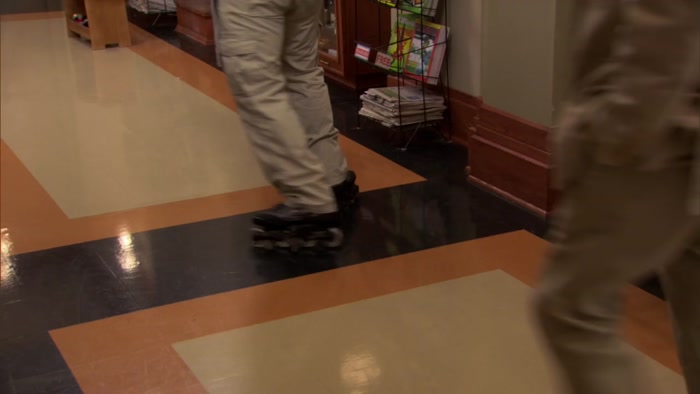 YOU WANNA WATCH ME ROLLERBLADE IN THE PARKING LOT AFTER WORK? 