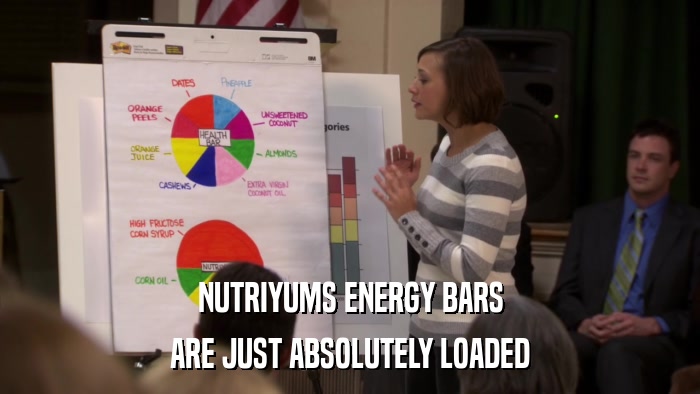 NUTRIYUMS ENERGY BARS ARE JUST ABSOLUTELY LOADED 