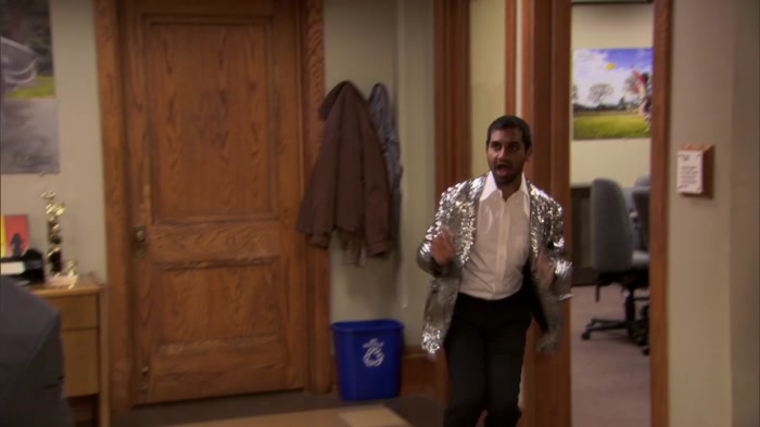 SEQUINS, MINUS THE GLOVES.  