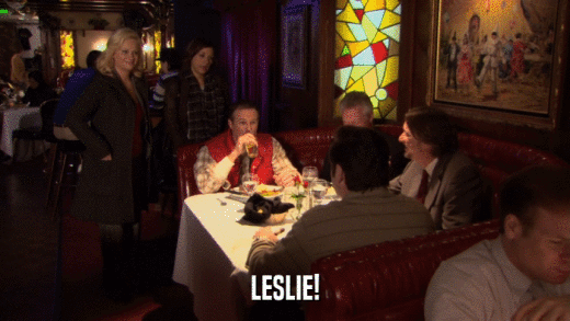 LESLIE!  