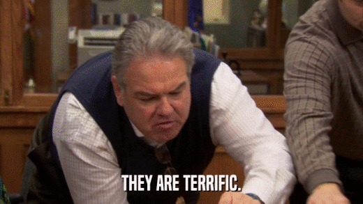 THEY ARE TERRIFIC.  