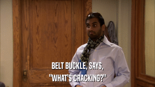 BELT BUCKLE, SAYS, 