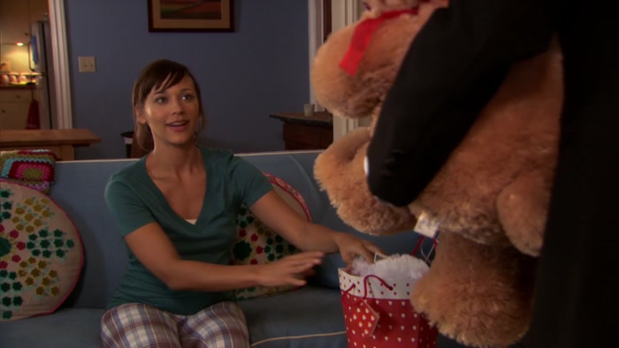 BECAUSE THIS IS A GIANT TEDDY BEAR HOLDING A RED HEART. 