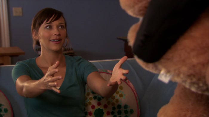 BECAUSE THIS IS A GIANT TEDDY BEAR HOLDING A RED HEART. 