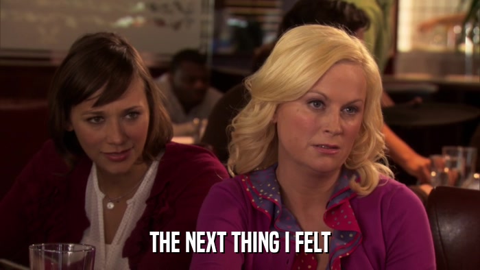 THE NEXT THING I FELT  