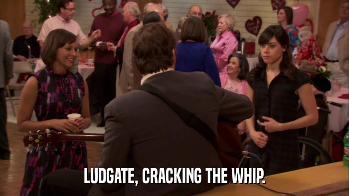 LUDGATE, CRACKING THE WHIP.  