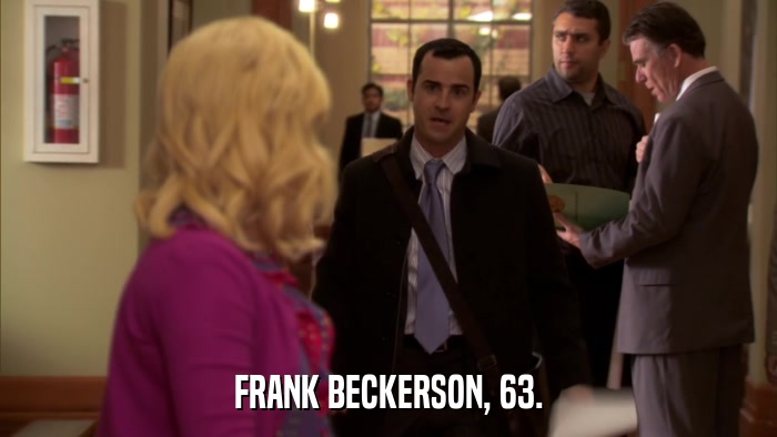 FRANK BECKERSON, 63.  